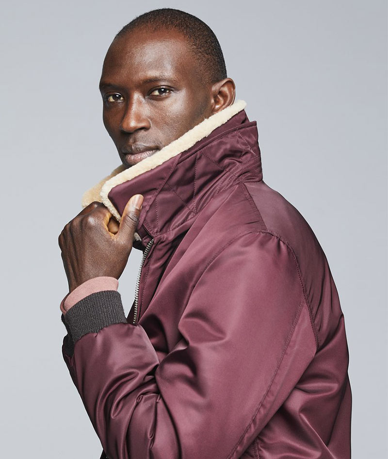 Todd Snyder Golden Bear Exclusive Burgundy Bomber