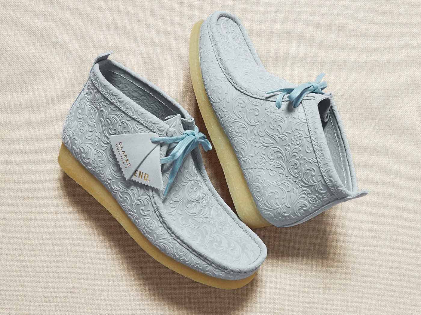 END. + Clarks Transform Iconic Wallabee With New 'Oxford Flowers 
