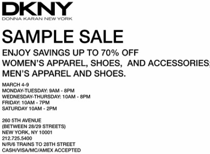 DKNY TimeTable