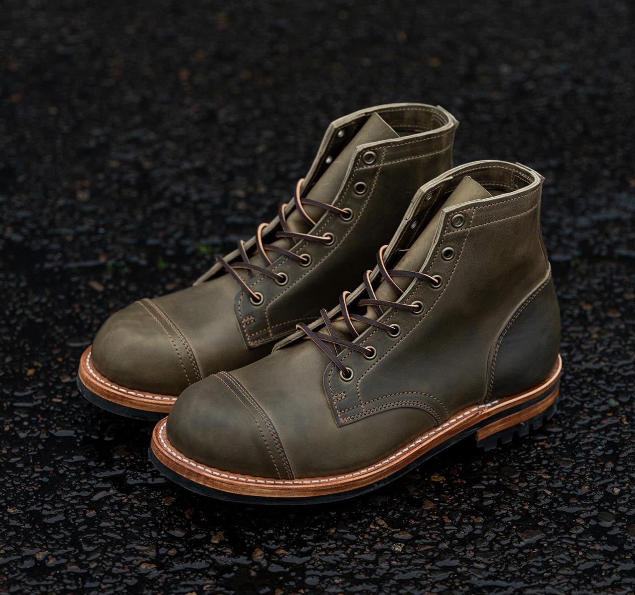 Truman Boot Co.’s New Vintage Military Horse Rump 7-Eye Is Made To Order