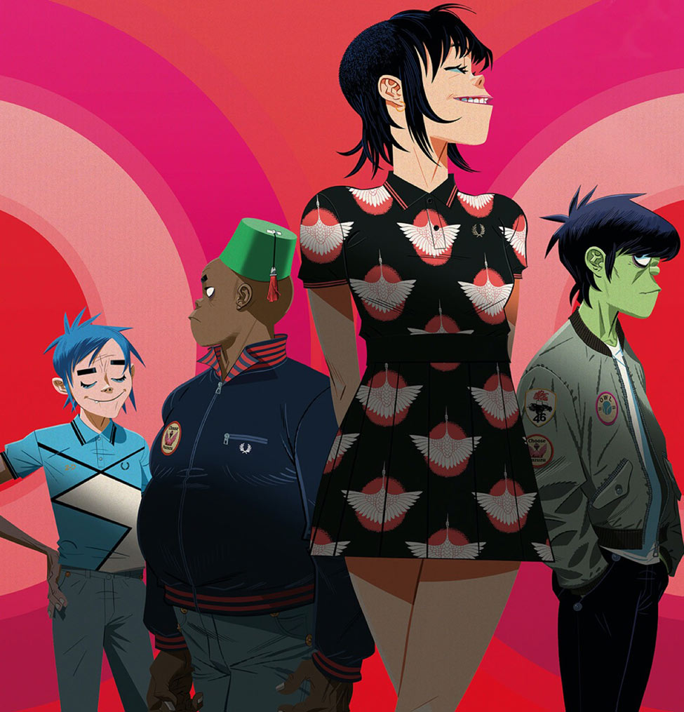 Fred Perry Teams Up With Gorillaz For Exclusive Collaboration Fred Perry Teams Up With Gorillaz For Exclusive Collaboration